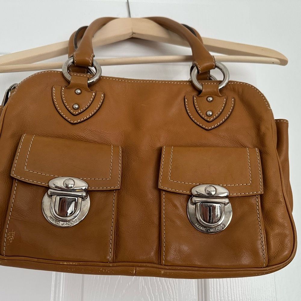 Vintage Marc Jacobs Brown Leather Satchel - Picture 2 of 9